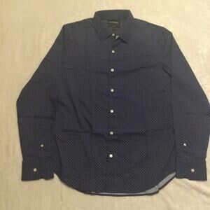 Bonobos Tailored Fit Size Large Long Sleeve Button Down Shirt Blue